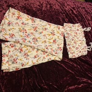 Two piece pant set
